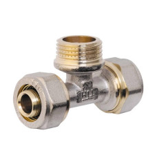 26034 Трійник металопл 20х3/4х20 зовн /